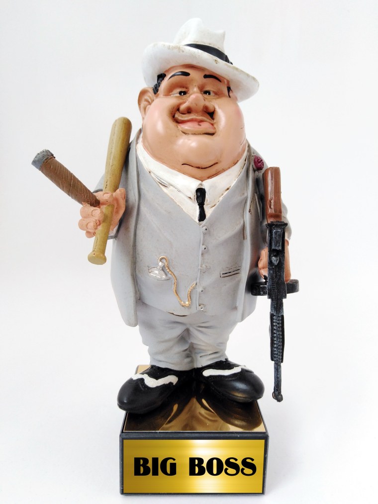 Фигурка Биг босс с сигарой (высота 9 см), полистоун (шт.) Арт. RV-85 (902621)