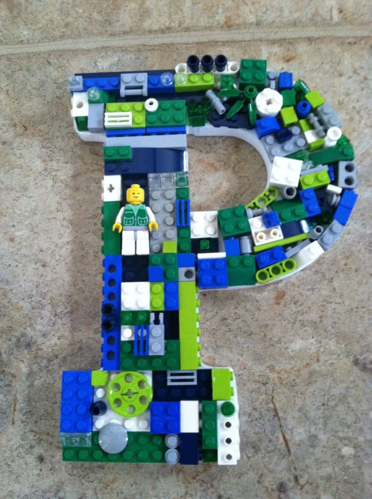 Буквы из лего