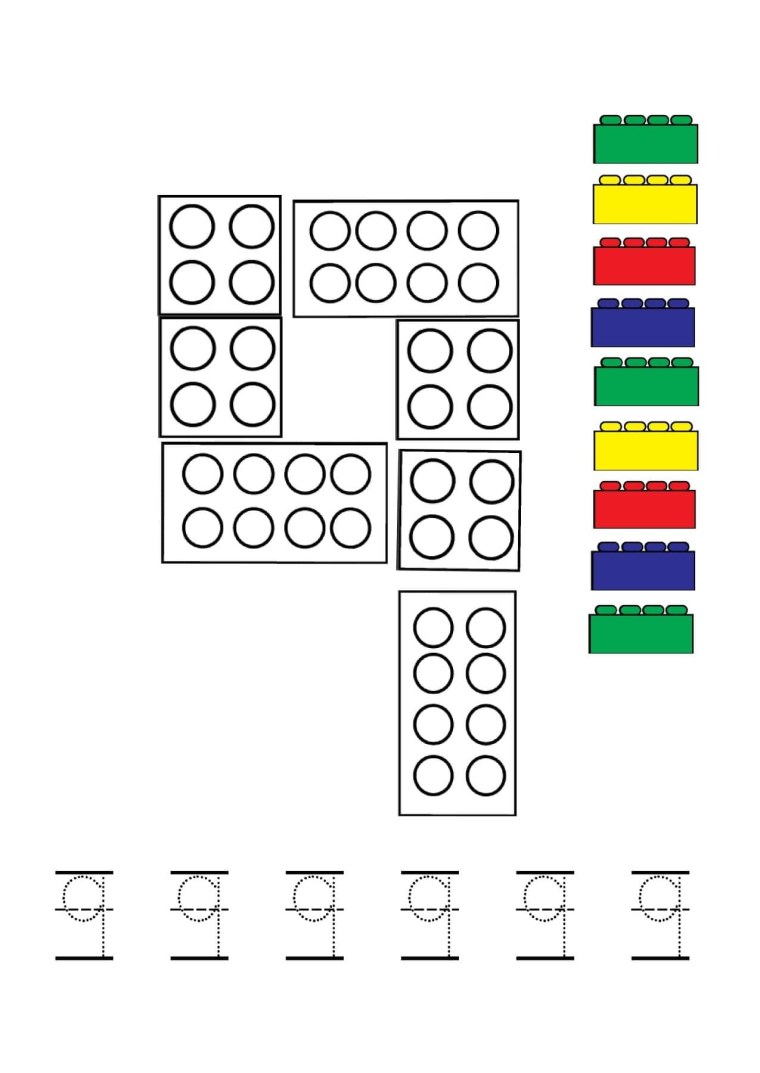 Лего математика для дошкольников задания