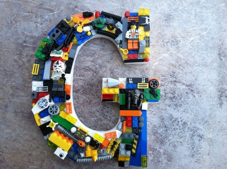 Конструктор лего буквы