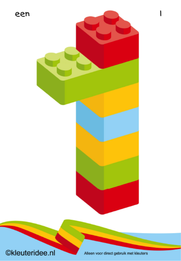 Цифры из конструктора