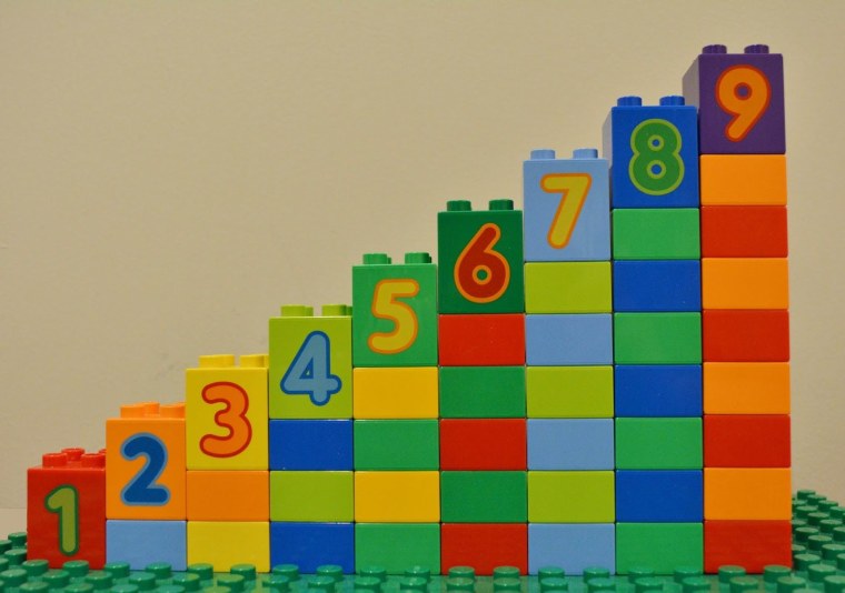 Числовая лесенка