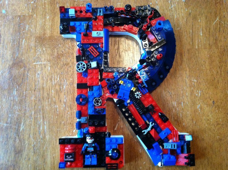 Буквы из лего