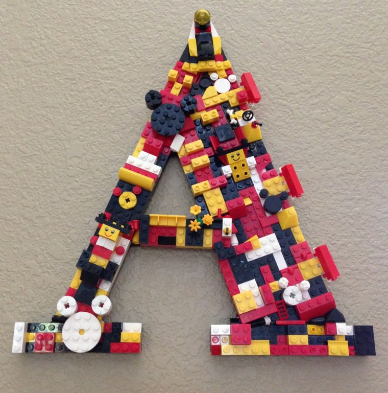 Буквы из конструктора