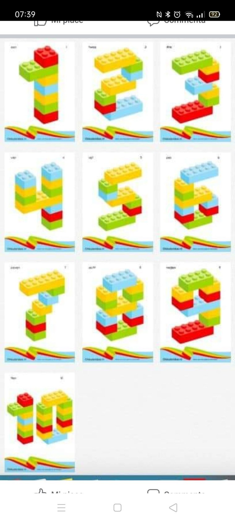 Цифры лего дупло схемы