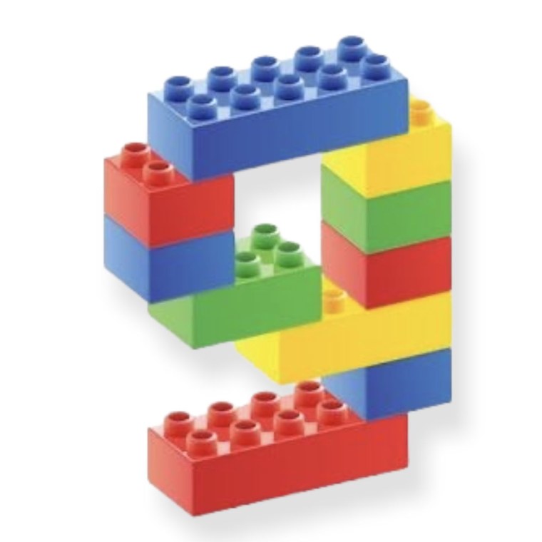 Цифры из конструктора