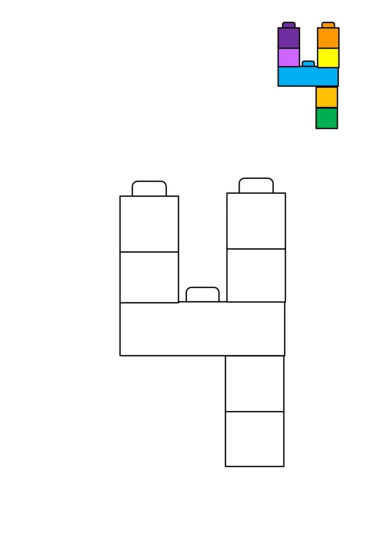 Задания по математике с лего для дошкольников