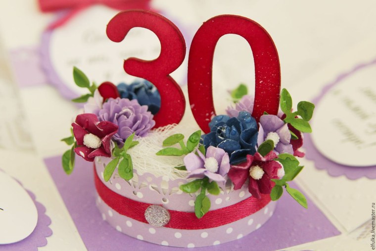 С 30 летием девушке