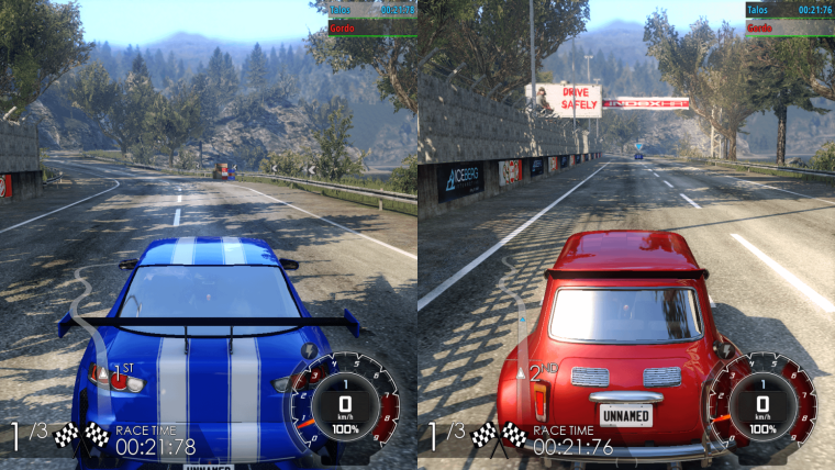 Гонки с разделением экрана