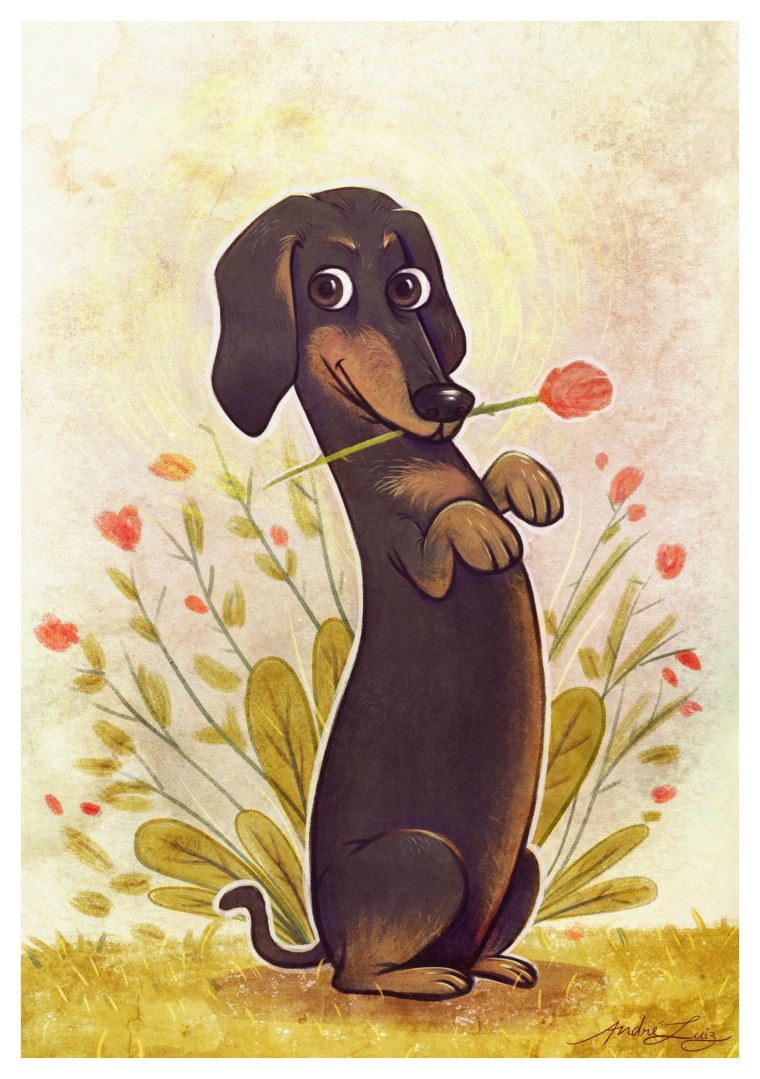 Открытки с таксами