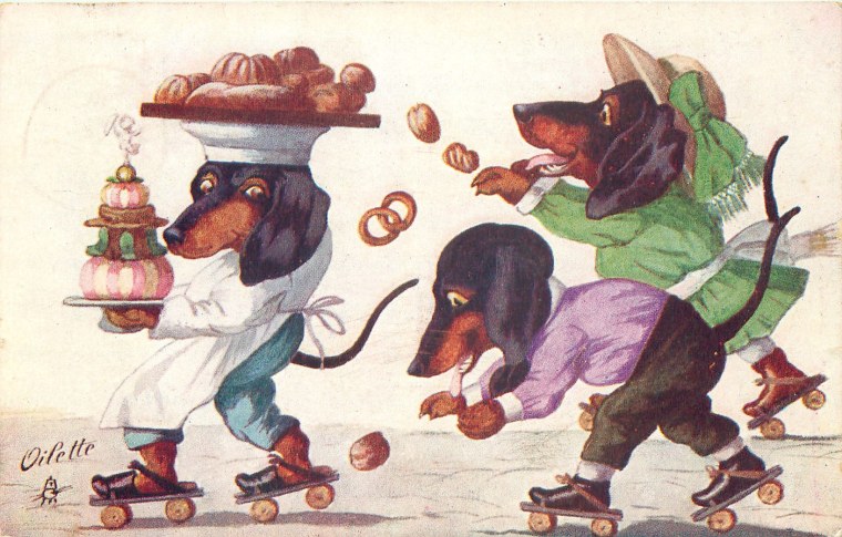 Открытки с таксами