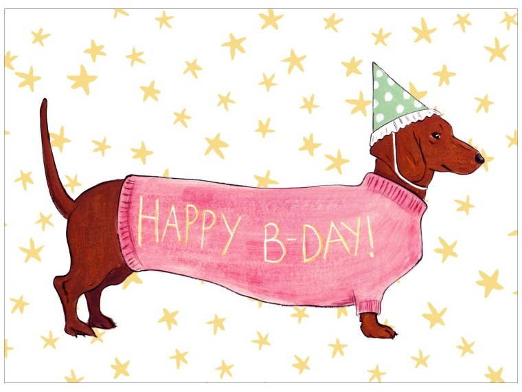 Такса Happy Birthday