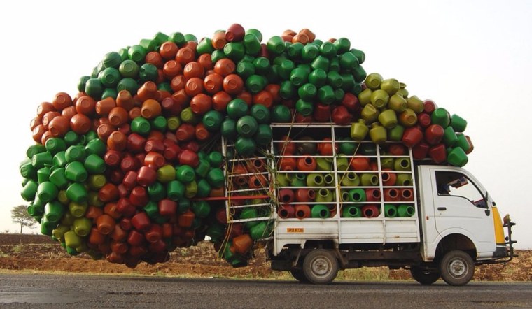 Грузовик с фруктами