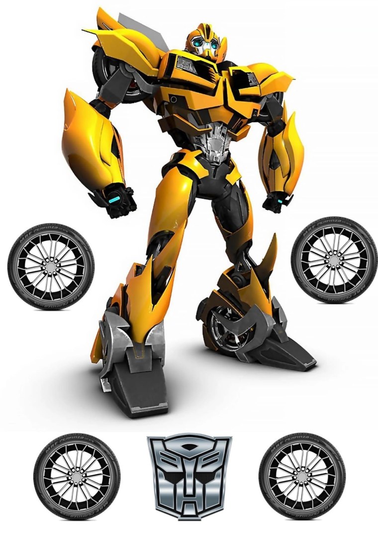 Трансформер Бамблби для сахарной печати