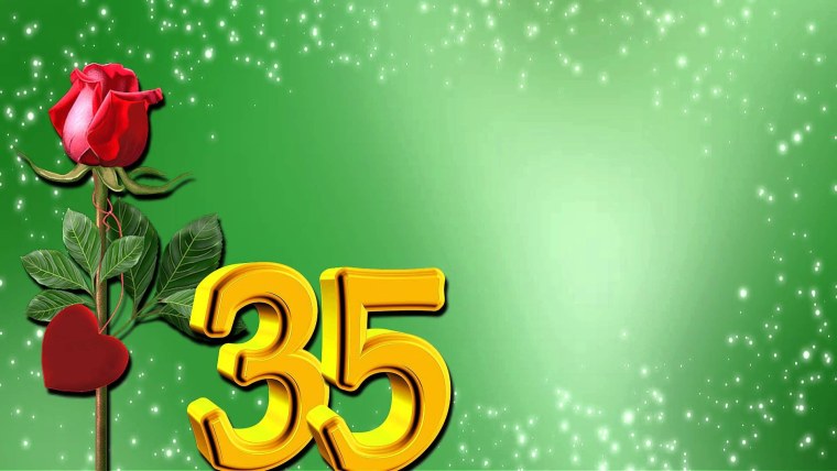 Поздравления с днём рождения 35 лет