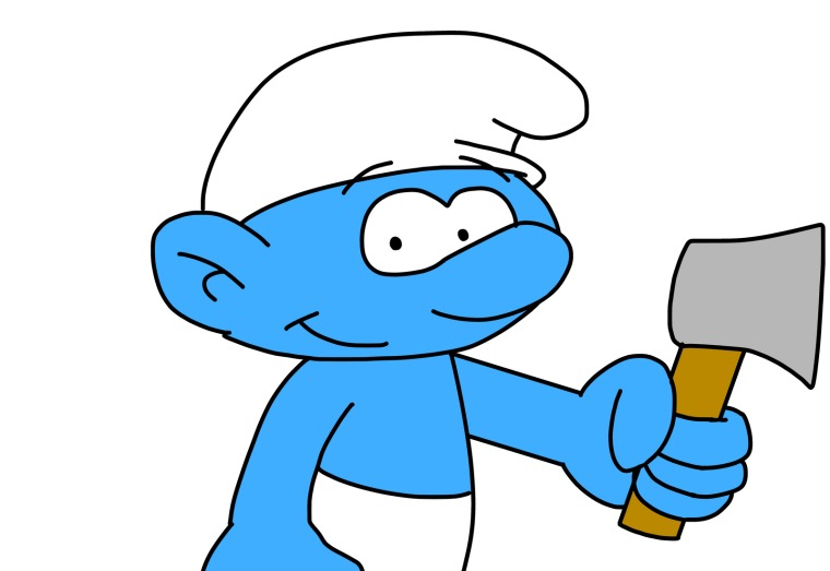 Папа Смурф PNG