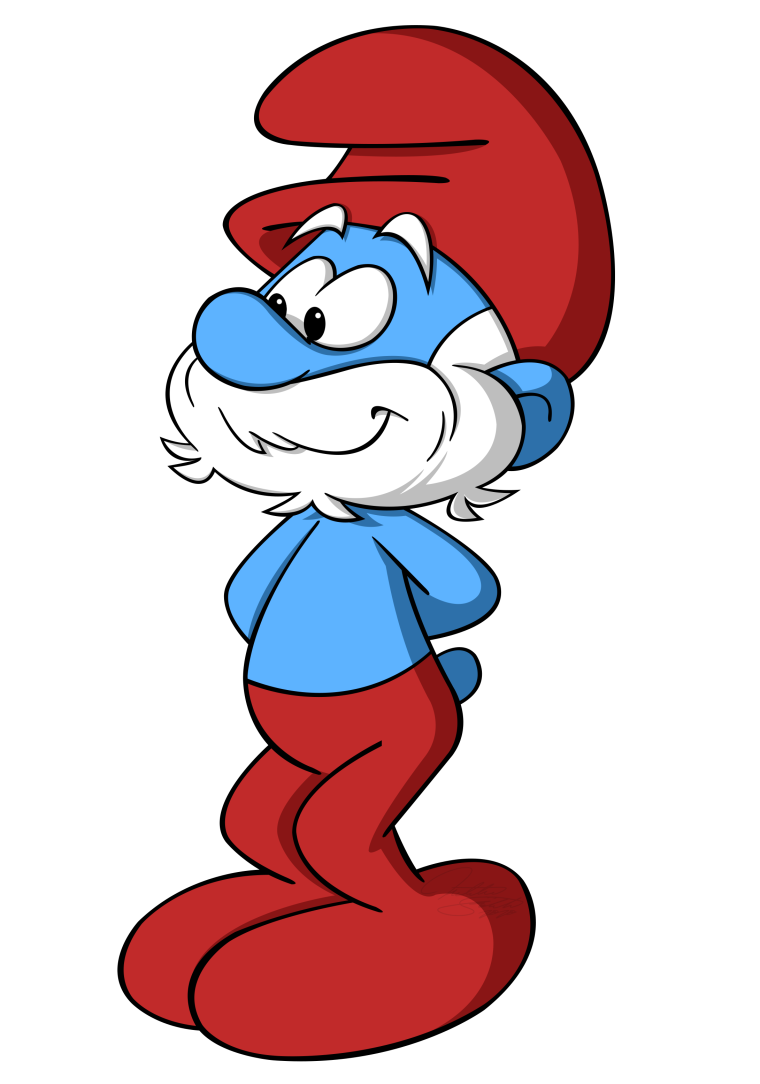 Папа Смурф арты