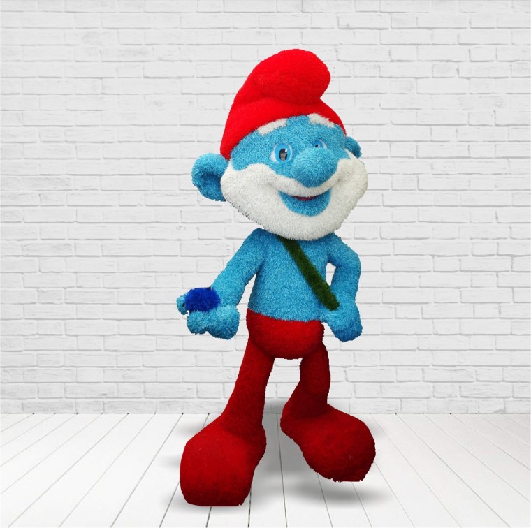 Мягкая игрушка Мульти-Пульти папа Смурф 26 см