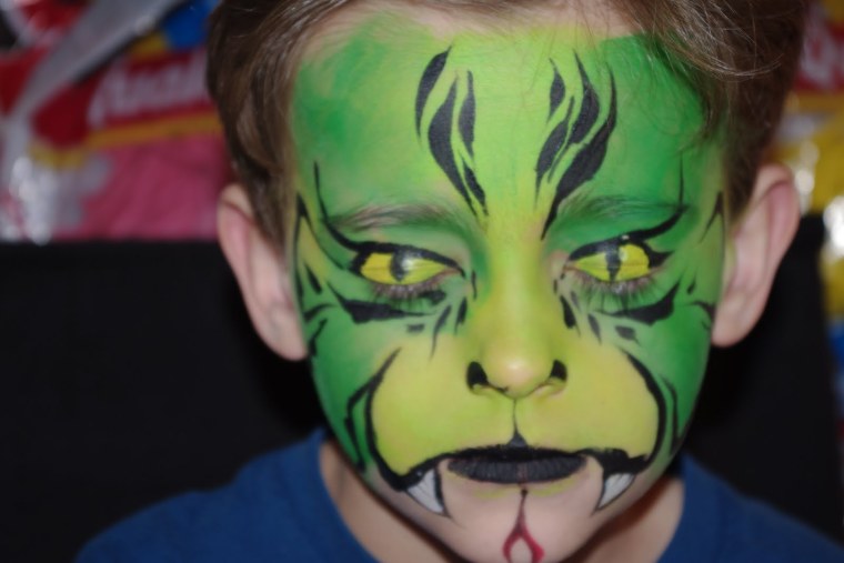 Грим лягушки театральный