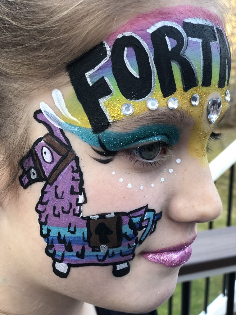 Fortnite аквагрим