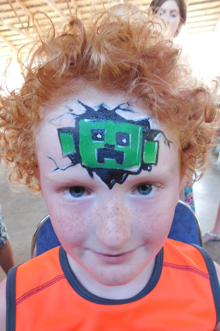 Аквагрим КРИПЕР