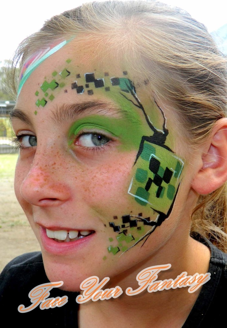 Аквагрим МАЙНКРАФТА