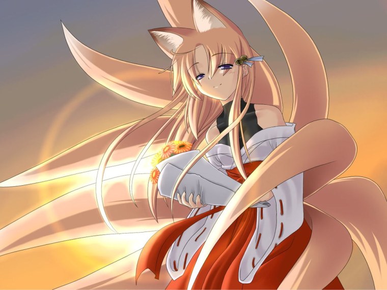 Кицунэ девушка