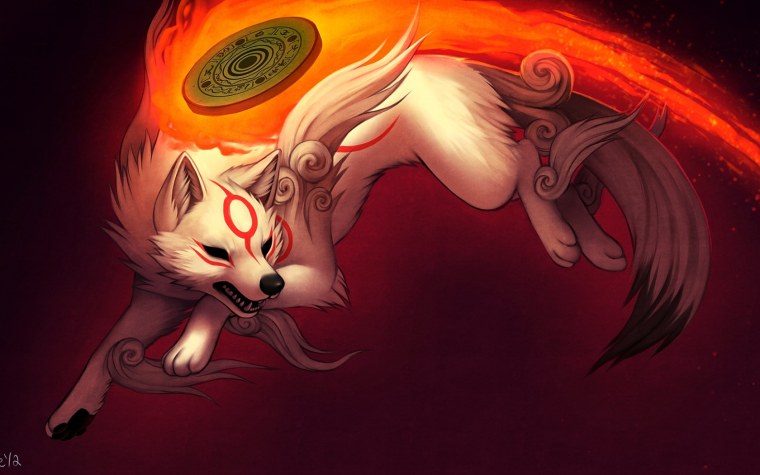 Кицунэ девятихвостый Лис демон