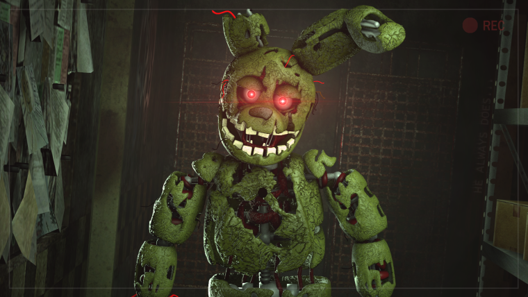 Спринг трап с красными глазами