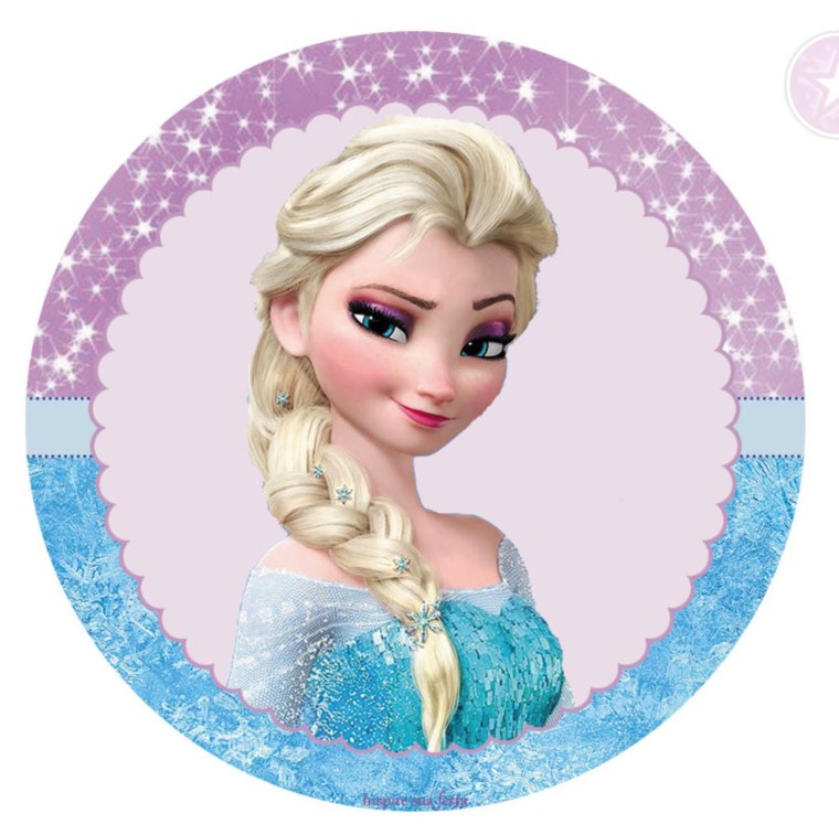 Эльза Холодное сердце круглая