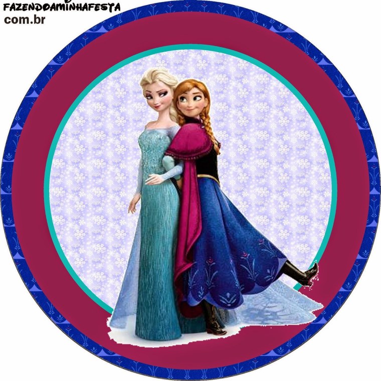 Эльза и Анна для печати