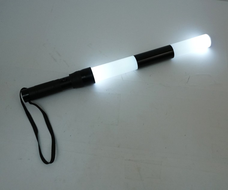 Жезл ГИБДД светодиодный стробоскоп с металл ручкой