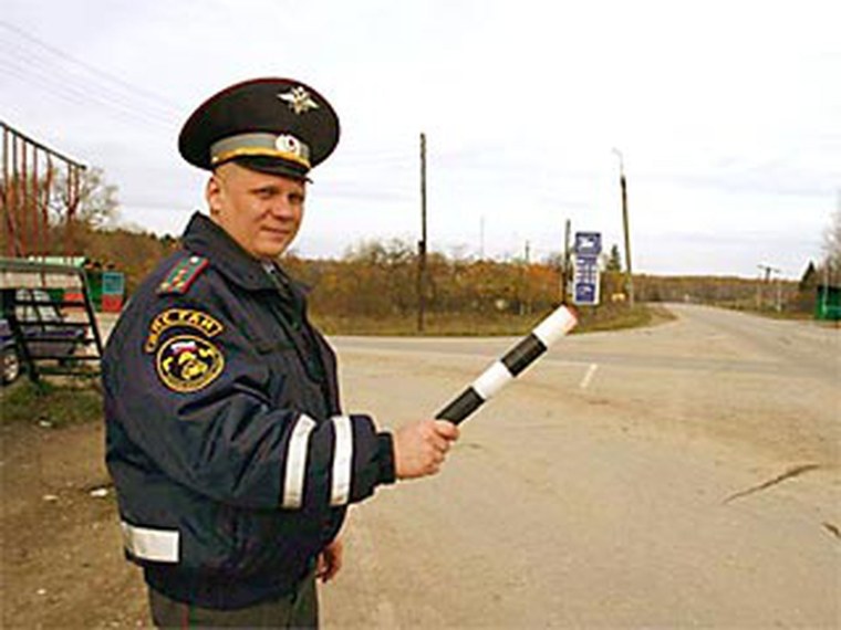 Жезл инспектора ГИБДД