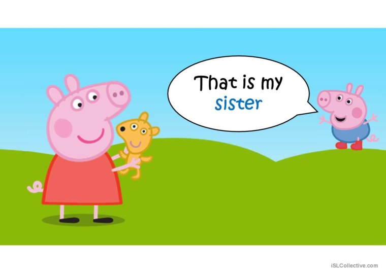 Семейное дерево свинки Пеппы