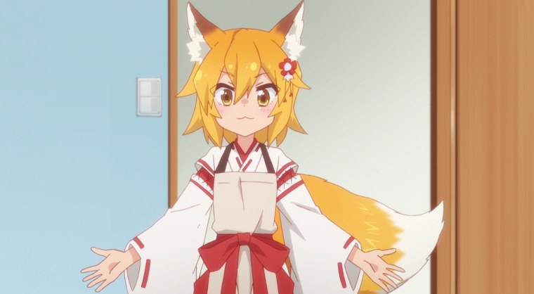 Аниме назойливая лисица Сэнко Сан