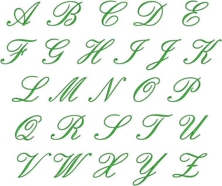 Красивые буквы алфавита