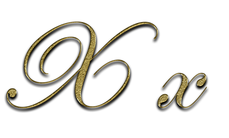 Красивая прописная х