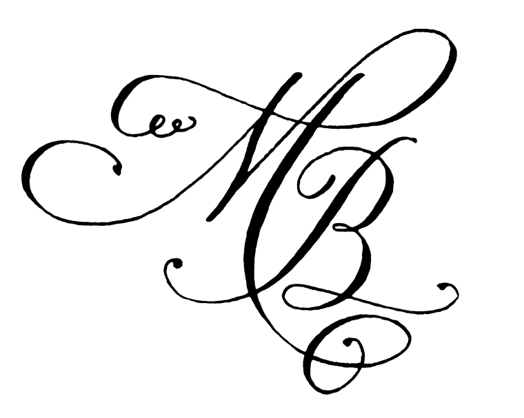 Каллиграфические инициалы