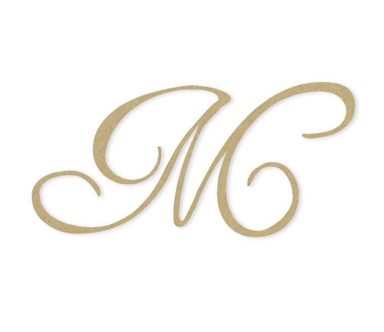 Монограмма буквы м