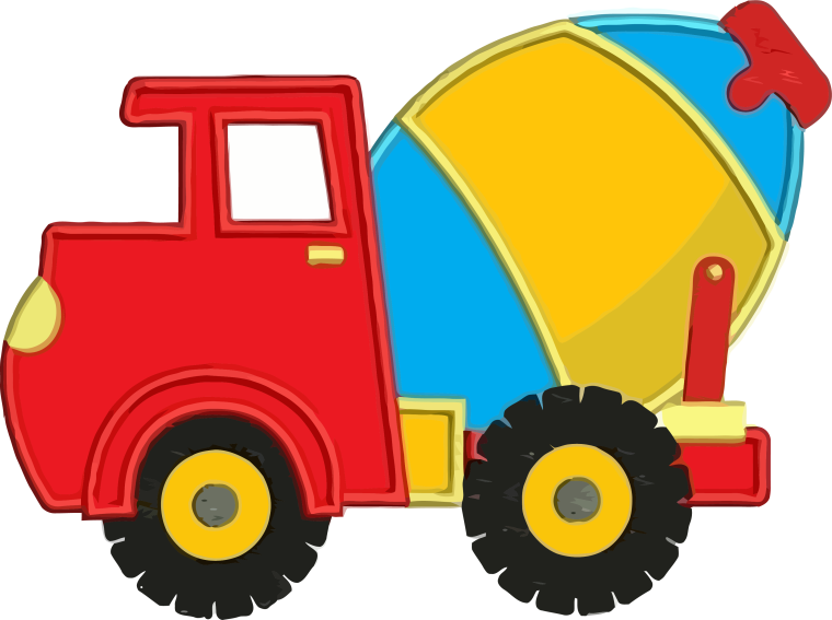 Аппликация бетономешалка