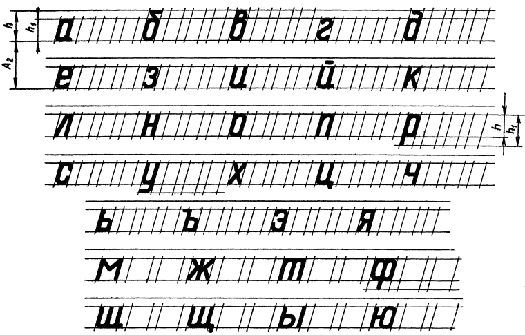 Чертежный шрифт