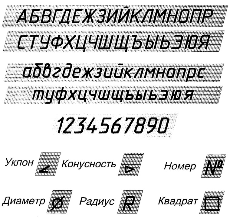 2.304-81 Шрифты чертежные