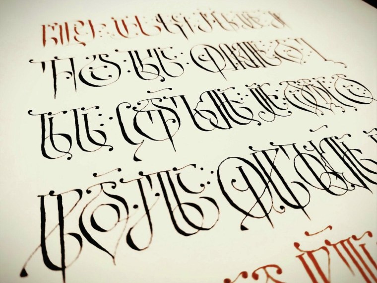 Грузинская каллиграфия