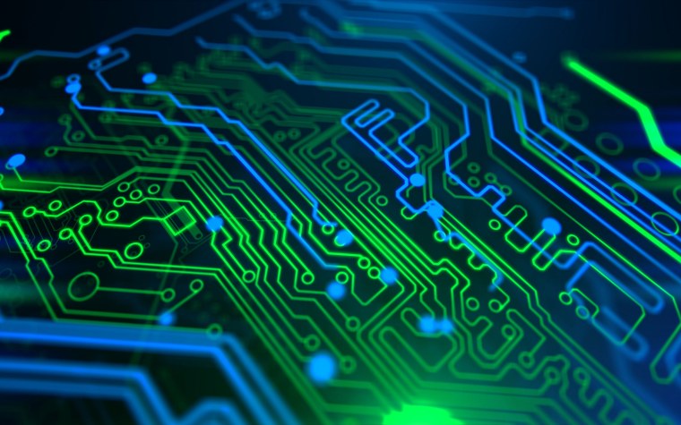 Печатная плата неон