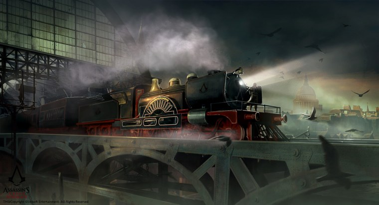 Assassin's Creed Syndicate поезд