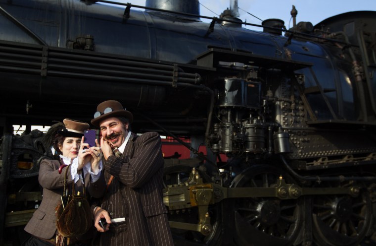 Фотосессия с паровозом