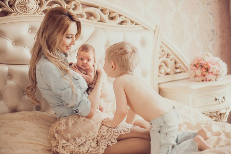 Фотосессия с двумя сыновьями