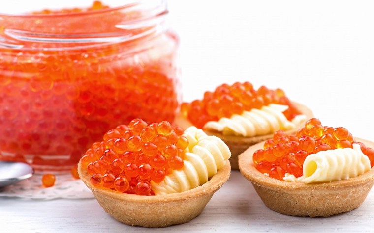 Тарталетки с икрой