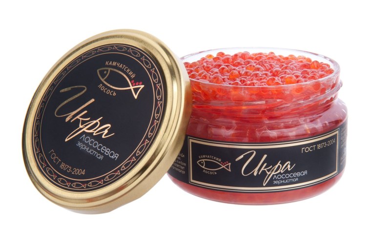 Икра лососевая 250гр Турхул