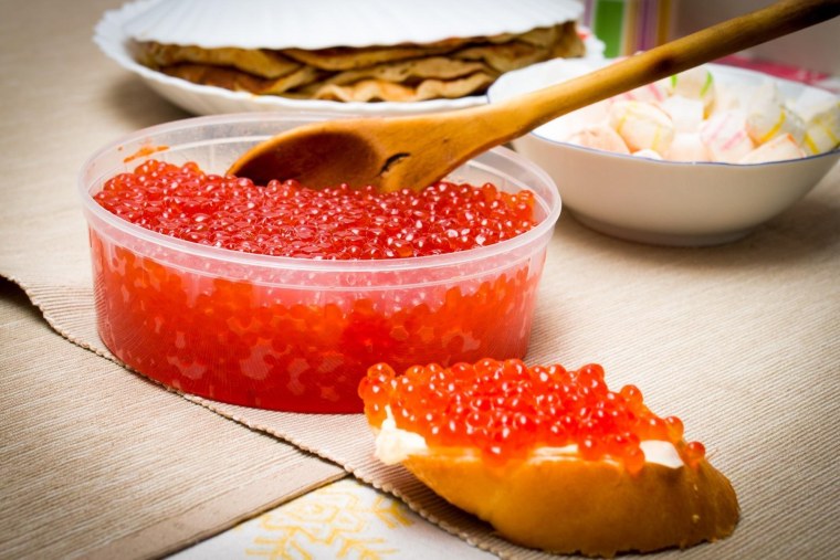 Трепанг красная икра